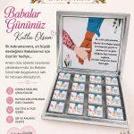 Babalar Günü’ne Özel Kişiye Özel Çikolata Kutusu 72 li