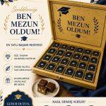 Kişiye Özel "Ben Mezun Oldum" Temalı 72'li Mezuniyet Çikolatası
