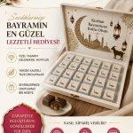 Kurban Bayramınız Kutlu Olsun Temalı 48'li Sargılı Madlen Çikolata
