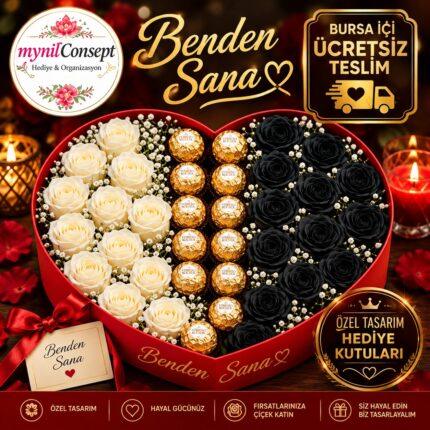 Benden Sana - Siyah & Beyaz Zarafet Serisi